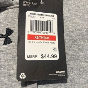 Under Armour Heather Gray Performance Hoodie